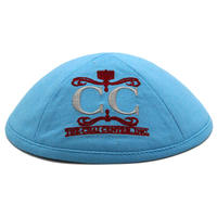 Kippa de Algodón Puro de Color Sólido con Bordado Personalizado, Gorro Judío con Cuello Redondo Estampado a la Moda, Nuevo Estilo Étnico