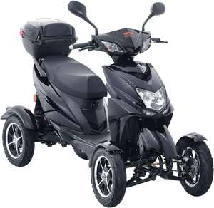 ข้อเสนอล่าสุดปี 2024 สกู๊ตเตอร์เคลื่อนที่ 4 ล้อ รุ่น Heavy Duty สำหรับผู้สูงอายุและผู้ใหญ่ ขายดี - Product Image 3