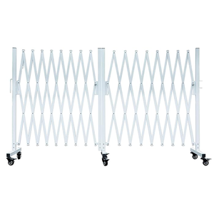 Xách tay mở rộng rào cản gấp cửa với khóa bánh xe an toàn di động rào cản đối với đám đông kiểm soát - Product Image 1