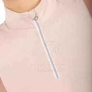 <b>Long</b> <b>Sleeve</b> Women's <b>Base</b> <b>Layer</b> Shirt High Quality Horse Riding Polyester Breathable Comfortable with Customized Logo - Product Image 6