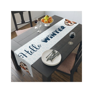 Chemin de table en coton 100% classique, tissage sergé 300 fils, durable, lavable, certifié GOTS, approvisionnement en vrac, décoration de table - Product Image 3