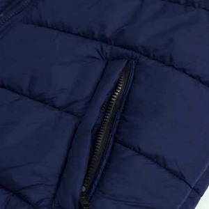 Chaquetas acolchadas de invierno informales con estampado personalizado de alta calidad para hombre, chaleco con cremallera de poliéster para exteriores, acolchado cálido de burbujas - Product Image 3