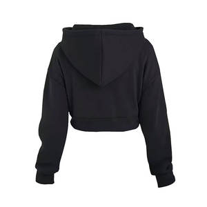 Sudadera con Capucha Corta de Alta Calidad para Mujer, Sudadera con Capucha de Forro Polar, Manga Larga - Product Image 3