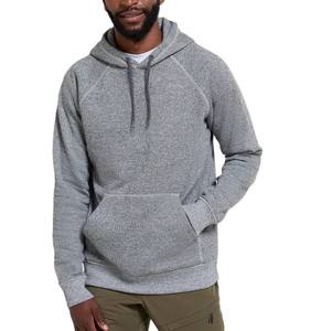 100% algodón Unisex Anti-Shrink Heavyweight Pullover Hoodie con bolsillo de canguro Color gris manga larga Sudadera con capucha de secado rápido para hombres - Product Image 1