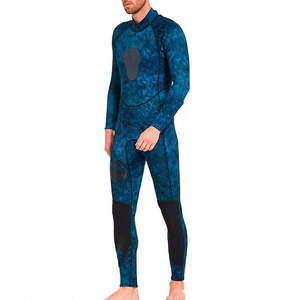 Maillot de bain une pièce pour homme, coupe classique confortable, color block, col montant, durable, sans couture, 100 % polyester - Product Image 3