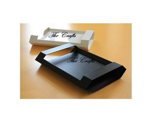 Plateau de service en fer au design magnifique avec poignées en bois, lot de 3 couleurs différentes, plateau pour mariage, fête et événement - Product Image 4