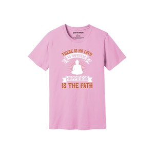 เสื้อยืดผู้หญิงผ้าฝ้าย 100% ลายพิมพ์ธีมพระพุทธรูป สไตล์ลำลอง มี 12 สีให้เลือก น้ำหนักผ้า 160-180 GSM ระบายอากาศได้ดี ปรับแต่งได้ - Product Image 3