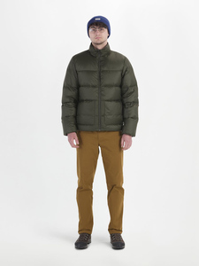 Veste matelassée élégante, confortable et légère pour hommes Veste d'hiver en toile chaude et imperméable avec capuche - Product Image 5