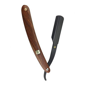Rasoirs à raser pour hommes, rasoirs à raser berbères personnalisés, manche en bois, rasoirs à rasoir à lame coupante avec logo personnalisé, qualité supérieure - Product Image 3