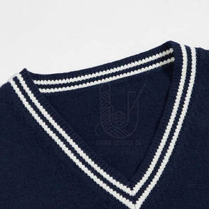 Suéter Escolar de Alta Calidad UNIMA APPAREL CO para Niños de Secundaria, Cuello en V, Manga Larga, Tejido de Algodón, Personalizable con Logotipo/Diseño - Product Image 6