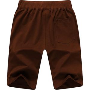 กางเกงขาสั้นผู้ชายแห้งเร็วระบายอากาศได้ดีวัสดุผ้าฝ้าย100% 2025กางเกงขาสั้นวิ่งจ๊อกกิ้งสำหรับฤดูร้อน - Product Image 1