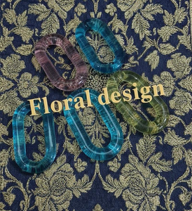 Adornos de pared personalizados hechos a mano con cadena entrelazada, decoración para el hogar, artículo de resina, cadena acrílica adorable para decoración de habitaciones, venta al por mayor. - Product Image 6