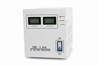 Stabilisateur automatique monophasé TND 5KVA 220V, régulateur servo haute précision, protection contre les surcharges pour utilisation domestique