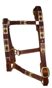 Haute qualité de confort anglais selle cheval licou Portable réglable rembourrage en cuir matériel en laiton prix de gros Nylon chaud - Product Image 2