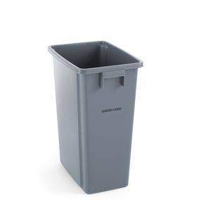 "AmerBox 60L Light Grey Waste <b>Bin</b> 455x315x(H)580mm" - Product Image 1