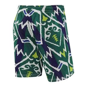 Personalización OEM logotipo personalizado verano hombres de cintura alta pantalones cortos antiarrugas pantalones cortos de malla tejida para la venta de verano caliente - Product Image 4