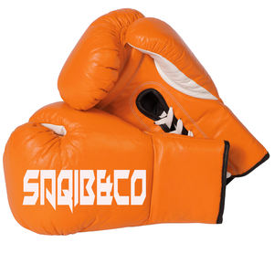 Gants de boxe en gel de cuir Lace Pro, gants de sparring et gants de boxe d'entraînement très vendus - Product Image 2