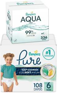 Pañales Pampers Pure Protection - Talla 6, Suministro para un Mes (108 Unidades), Pañales Desechables Hipoalergénicos Premium para Bebé - Product Image 2