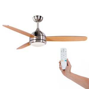 eco friendly <b>ceiling</b> <b>fans</b> <b>remote</b> <b>controlled</b> / SILVER SIROCO DC - Product Image 1
