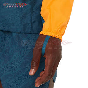 Conjunto de pantalones cortos cortavientos deportivos para hombre con chaqueta y pantalones cortos a juego, conjunto de pantalones cortos cortavientos para exteriores - Product Image 5