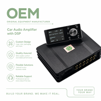 OEM Sennuopu Audio Power Amplificateur stéréo de voiture Audio Car DSP Processor Amplificateurs Alliage d'aluminium Noir Améliorer l'acoustique de la voiture 1KG