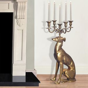 Belle figurine d'animal en aluminium faite à la main adaptée à la décoration de la maison bureau bureau et présentoir de salon moderne - Product Image 4