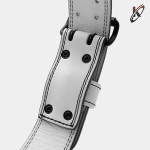 เข็มขัดหนังยกน้ำหนักแบบกำหนดเองสำหรับทุกเพศอุปกรณ์ป้องกันเอว - Product Image 4