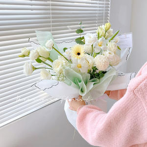 Hojas de papel de regalo florales impermeables, ramo de flores frescas, embalaje de regalo, suministros de floristería coreana, 20 hojas/paquete - Product Image 5