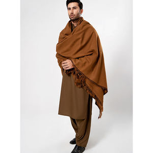 Latest Design High Quality Custom Made Wool <b>Woolen</b> Cashmere Men <b>Shawls</b> Top Trending Product Men <b>Shawls</b> For Wedding - Product Image 5