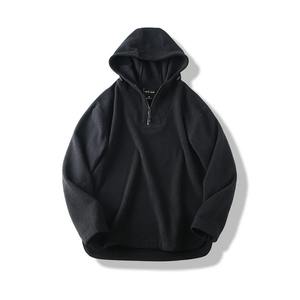 Sweats à capuche légers en coton brodé pour hommes Vente en gros de vêtements d'hiver de qualité avec impression numérique - Product Image 2