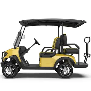 Kinghike Electric Golf Cart Off-road Electric Motorized Golfcart 2 4 6 Seater 48V72V Golf Cart Customization Buggy Electric Golf