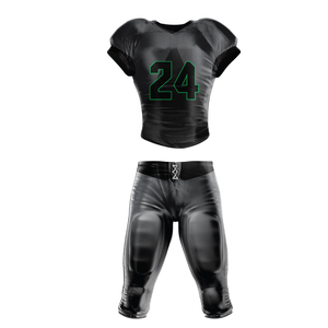 Maillot de football américain personnalisé en gros respirant uniformes grande taille à manches courtes pour les équipes - Product Image 4