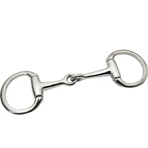 Horse tack saddles bits stainless steel Adjustable Egg butt Snaffle Bit Horse Mouth Stainless Steel Horse Bits