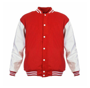 Chaqueta universitaria de alta calidad para hombre, chaqueta de cuero con bordado de chenilla, chaqueta de béisbol universitaria personalizada para hombre - Product Image 3