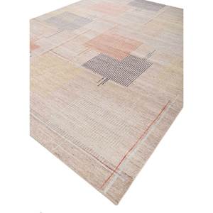 พรมขนสัตว์ถักมือสีน้ำตาลเบจ Blythe สไตล์อัฟกัน โบโฮ รูปทรงสี่เหลี่ยมผืนผ้า สำหรับตกแต่งบ้าน ห้องนั่งเล่น ลวดลายแบบนามธรรม สำหรับห้องโถง-LSEA-1030 - Product Image 2