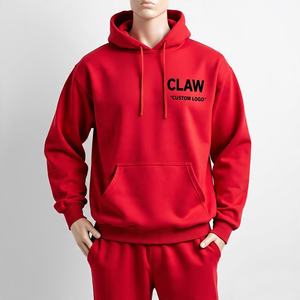 Ropa de calle personalizada para hombre, chándal en blanco con cremallera, 2 piezas, lavado ácido, ropa Vintage desgastada, sudaderas de gran tamaño, conjunto con capucha - Product Image 4