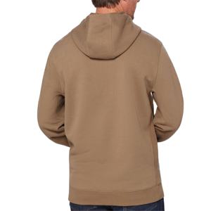 Sweat à capuche en molleton personnalisé pour homme, 100 % coton, rouge avec imprimé cœur noir, tendance, pour l'hiver, toutes tailles - Product Image 4