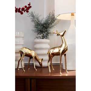 Diseño de alta demanda y Reno de latón de mesa hecho a mano para la configuración de la cena decorativo antiguo hecho en La India con alta calidad - Product Image 4