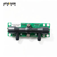Capteur de débit ultrasonique haute précision, débitmètre de gaz 0-5L/min SUF05 UART DC5V 12V, débitmètre d'air numérique pour compteur de particules en laboratoire