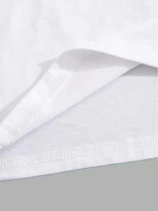 เสื้อยืดพิมพ์ลายวินเทจซักกรด/ซักแล้วทำจากผ้าฝ้ายเนื้อนุ่ม100% จากปากีสถาน - Product Image 6