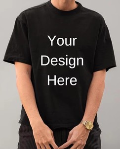 T-shirt pour homme de haute qualité, logo personnalisé, polyester/coton solide, séchage rapide, vêtements de sport - Product Image 5