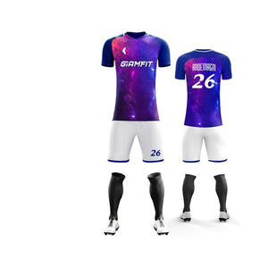 Conjunto de entrenamiento de camiseta de fútbol de secado rápido para jóvenes de talla XS para hombre, kits de equipo deportivo de tela sublimada con nombre personalizado impreso - Product Image 6