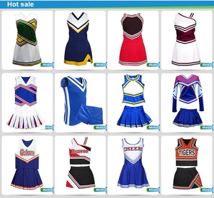 Logo personnalisé uniformes de pom-pom girl personnalisé Cheer jupe et ensembles hauts pour l'école et le collège Cheer Squads - Product Image 5
