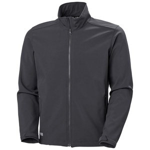 Veste Softshell Personnalisable pour Hommes Vente en Gros Grandes Tailles Col Debout Vêtement de Travail de Sécurité Coupe-Vent Uni Simple Softshell - Product Image 1