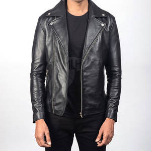 Dernier style, vente en gros, veste en cuir coupe-vent pour hommes, meilleures ventes, veste en cuir imperméable pour hommes - Product Image 1