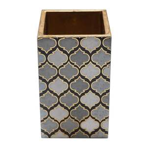 Porta Cucharas Decorativo de Madera con Diseño de Motivos Culturales, Porta Cucharas de Madera con Impresión Decorativa - Product Image 2