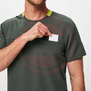 Uniformes de hospital de calidad superior Médico Scrubs Enfermera Traje de media manga para hombres y mujeres Uso diario - Product Image 5