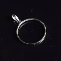 Pendentif en argent Sterling 925, 3x3 à 30x30mm, forme ronde, pierre précieuse, lunette, tasse, pendentif vierge, fabrication de bijoux DIY