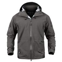 Veste coupe-vent à capuche légère de haute qualité pour hommes pour les sports d'hiver Fermeture éclair Longue tissu Streetwear pour la course à pied