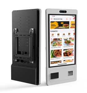 15.6 ''21.5" 23.8 ''27'' 32 "cảm ứng điện dung màn hình máy in máy quét kiosk tự dịch vụ đặt hàng thanh toán tầng thường vụ thanh toán - Product Image 2